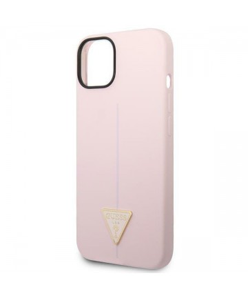 Guess GUHCP14MSLTGU iPhone 14 Plus 6.7 "purple / purple hardcase Silicone Triangle