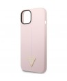 Guess GUHCP14MSLTGU iPhone 14 Plus 6.7 "purple / purple hardcase Silicone Triangle