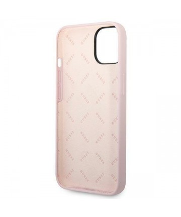 Guess GUHCP14MSLTGU iPhone 14 Plus 6.7 "purple / purple hardcase Silicone Triangle