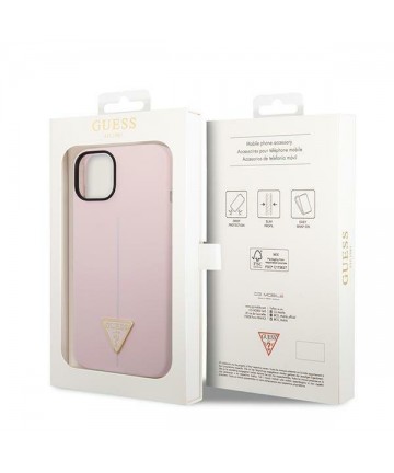 Guess GUHCP14MSLTGU iPhone 14 Plus 6.7 "purple / purple hardcase Silicone Triangle