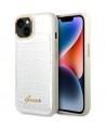 Guess GUHCP14SHGCRHS iPhone 14 6.1 "silver / silver hardcase Croco Collection