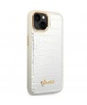 Guess GUHCP14SHGCRHS iPhone 14 6.1 "silver / silver hardcase Croco Collection
