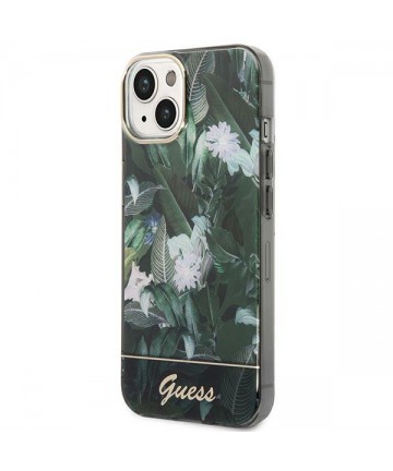 Guess Jungle Collection iPhone 14 Case - Green