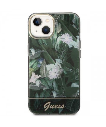 Guess Jungle Collection iPhone 14 Case - Green