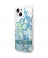 Guess GUHCP14SLFLSN iPhone 14 6.1 "green / green hardcase Flower Liquid Glitter