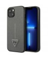Guess GUHCP14SPSATLG iPhone 14 6.1 "silver / silver hardcase SaffianoTriangle Logo