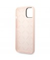 Guess GUHCP14SSLTGP iPhone 14 6.1" pink/pink hardcase Silicone Triangle