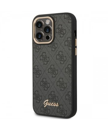 Guess GUHCP14XHG4SHK iPhone 14 Pro Max 6.7 "black / black hard case 4G Vintage Gold Logo