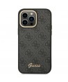 Guess GUHCP14XHG4SHK iPhone 14 Pro Max 6.7 "black / black hard case 4G Vintage Gold Logo