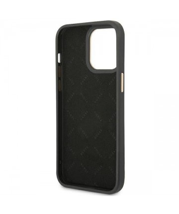 Guess GUHCP14XHG4SHK iPhone 14 Pro Max 6.7 "black / black hard case 4G Vintage Gold Logo