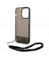 Guess GUHCP14XHGCOHK iPhone 14 Pro Max 6,7 "black / black hardcase Translucent Pearl Strap