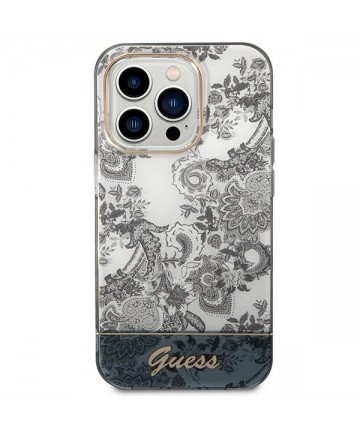 Guess GUHCP14XHGPLHG iPhone 14 Pro Max 6.7 "gray / gray hardcase Porcelain Collection