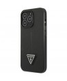 Guess GUHCP14XPSATLK iPhone 14 Pro Max 6,7 "black / black hardcase SaffianoTriangle Logo
