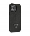 Guess GUHCP14XPSATLK iPhone 14 Pro Max 6,7 "black / black hardcase SaffianoTriangle Logo