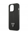 Guess GUHCP14XPSATLK iPhone 14 Pro Max 6,7 "black / black hardcase SaffianoTriangle Logo
