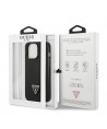 Guess GUHCP14XPSATLK iPhone 14 Pro Max 6,7 "black / black hardcase SaffianoTriangle Logo