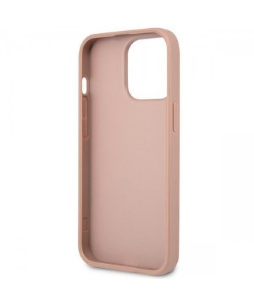Guess GUHCP14XPSATLP iPhone 14 Pro Max 6,7 "pink / pink hardcase SaffianoTriangle Logo