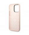 Guess GUHCP14XSLTGP iPhone 14 Pro Max 6.7" pink/pink hardcase Silicone Triangle