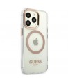 Guess GUHMP13XHTRMD iPhone 13 Pro Max 6.7 "gold / gold hard case Metal Outline Magsafe