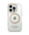 Guess GUHMP14LHTRMD iPhone 14 Pro 6.1 "gold / gold hard case Metal Outline Magsafe