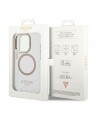 Guess GUHMP14LHTRMD iPhone 14 Pro 6.1 "gold / gold hard case Metal Outline Magsafe