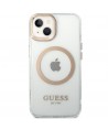 Guess GUHMP14MHTRMD iPhone 14 Plus 6.7 "gold / gold hard case Metal Outline Magsafe