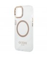 Guess GUHMP14MHTRMD iPhone 14 Plus 6.7 "gold / gold hard case Metal Outline Magsafe