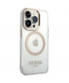 Guess GUHMP14XHTRMD iPhone 14 Pro Max 6.7 "gold / gold hard case Metal Outline Magsafe