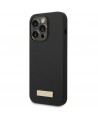 Guess GUHMP14XSBPLK iPhone 14 Pro Max 6.7" black/black hard case Silicone Logo Plate MagSafe