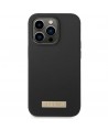 Guess GUHMP14XSBPLK iPhone 14 Pro Max 6.7" black/black hard case Silicone Logo Plate MagSafe
