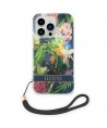 Guess GUOHCP14LHFLSB iPhone 14 Pro 6.1 "blue / blue hardcase Flower Strap