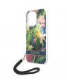 Guess GUOHCP14LHFLSB iPhone 14 Pro 6.1 "blue / blue hardcase Flower Strap