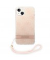 Guess GUOHCP14MH4STP iPhone 14 Plus 6.7 "pink / pink hardcase 4G Print Strap
