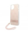 Guess GUOHCP14MH4STP iPhone 14 Plus 6.7 "pink / pink hardcase 4G Print Strap