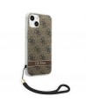 Guess GUOHCP14MH4STW iPhone 14 Plus 6.7 "brown / brown hardcase 4G Print Strap