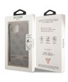 Guess GUOHCP14MH4STW iPhone 14 Plus 6.7 "brown / brown hardcase 4G Print Strap