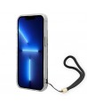 Guess GUOHCP14MHFLSB iPhone 14 Plus 6.7 "blue / blue hardcase Flower Strap