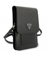 Guess Handbag GUWBSATMBK black / black Saffiano Triangle
