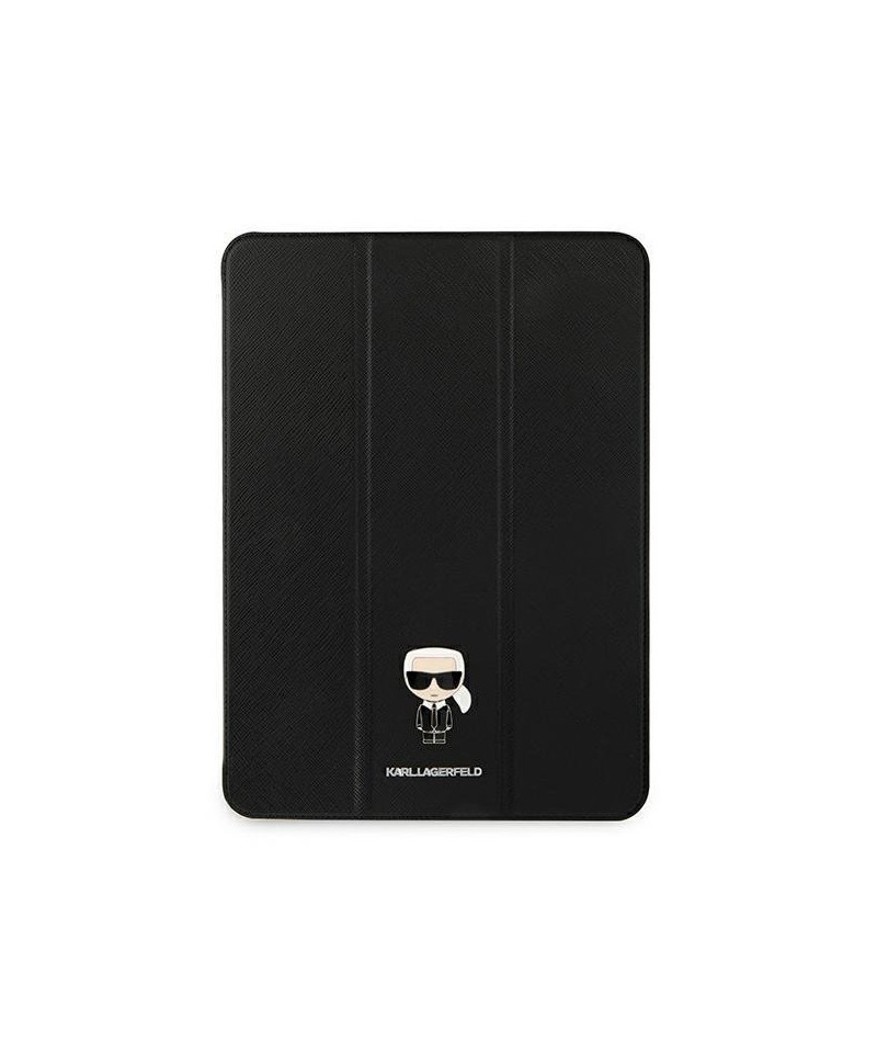 Karl Lagerfeld Saffiano Ikonic Karl Case for iPad 11" Pro 2021 - Black