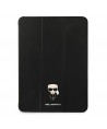 Karl Lagerfeld Saffiano Ikonic Karl Case for iPad 11" Pro 2021 - Black
