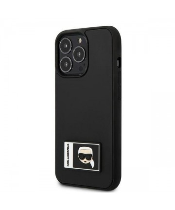 Karl Lagerfeld Ikonik Patch Case for iPhone 13 Pro / iPhone 13 - Black