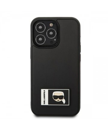 Karl Lagerfeld Ikonik Patch Case for iPhone 13 Pro / iPhone 13 - Black