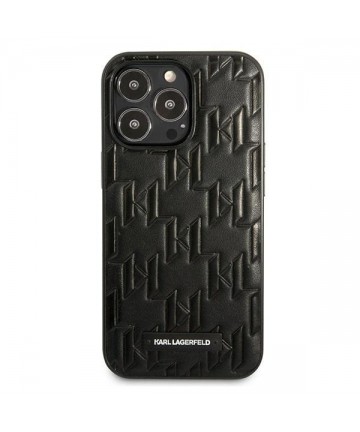 Karl Lagerfeld KLHCP13LMNMP1K iPhone 13 Pro / 13 6.1 "hardcase black / black Monogram Plaque