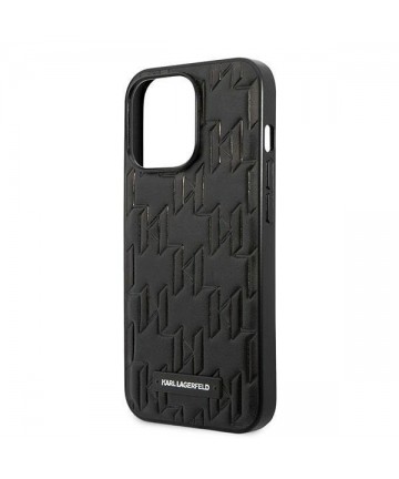 Karl Lagerfeld KLHCP13LMNMP1K iPhone 13 Pro / 13 6.1 "hardcase black / black Monogram Plaque