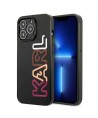 Karl Lagerfeld Multipink Brand Case for iPhone 13 Pro / iPhone 13 - Black