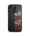 Karl Lagerfeld Multipink Brand Case for iPhone 13 Pro / iPhone 13 - Black
