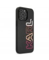 Karl Lagerfeld Multipink Brand Case for iPhone 13 Pro / iPhone 13 - Black