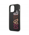 Karl Lagerfeld Multipink Brand Case for iPhone 13 Pro / iPhone 13 - Black