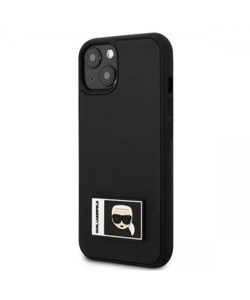 Karl Lagerfeld Ikonik Patch Case for iPhone 13 - Black