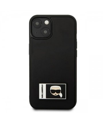 Karl Lagerfeld Ikonik Patch Case for iPhone 13 - Black